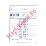 Monetar, A6, autocopiativ, 2 exemplare, 50 seturi