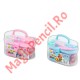 Plastilina 12 culori la cufar, cu accesorii