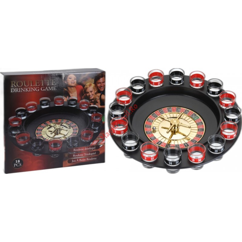 Joc Ruleta cu pahare de shot-uri