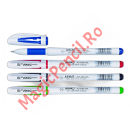 Pix cu gel, 0.5mm, la cana, albastru