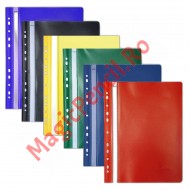 Dosar plastic Noki cu sina si perforatii, Gri