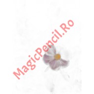 Hartie cerata colorata, cadou, flori, 50x70