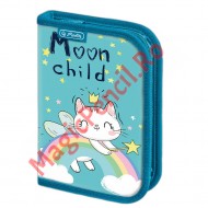 Penar echipat 16 piese din poliester, Herlitz, Moonchild