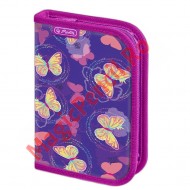 Penar echipat 16 piese din poliester, Herlitz, Butterfly