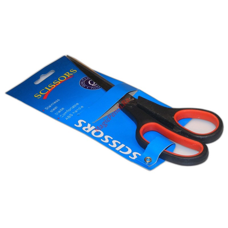 Foarfeca pentru birou, 21 cm, lame din otel inoxidabil, maner din plastic