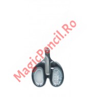 Foarfeca pentru birou, 13,8 cm, lame din otel inoxidabil, maner din plastic, DL