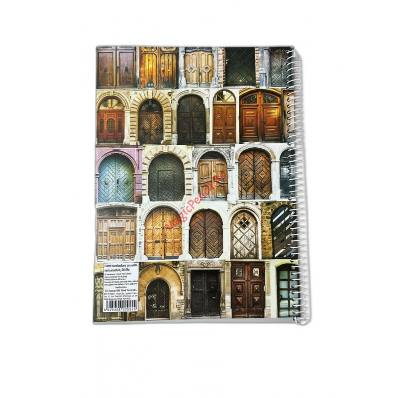 Caiet A4, spira, 80 file, matematica