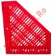 Suport pentru documente vertical, 24,5 x 28,5 x 8,4 cm, Rosu