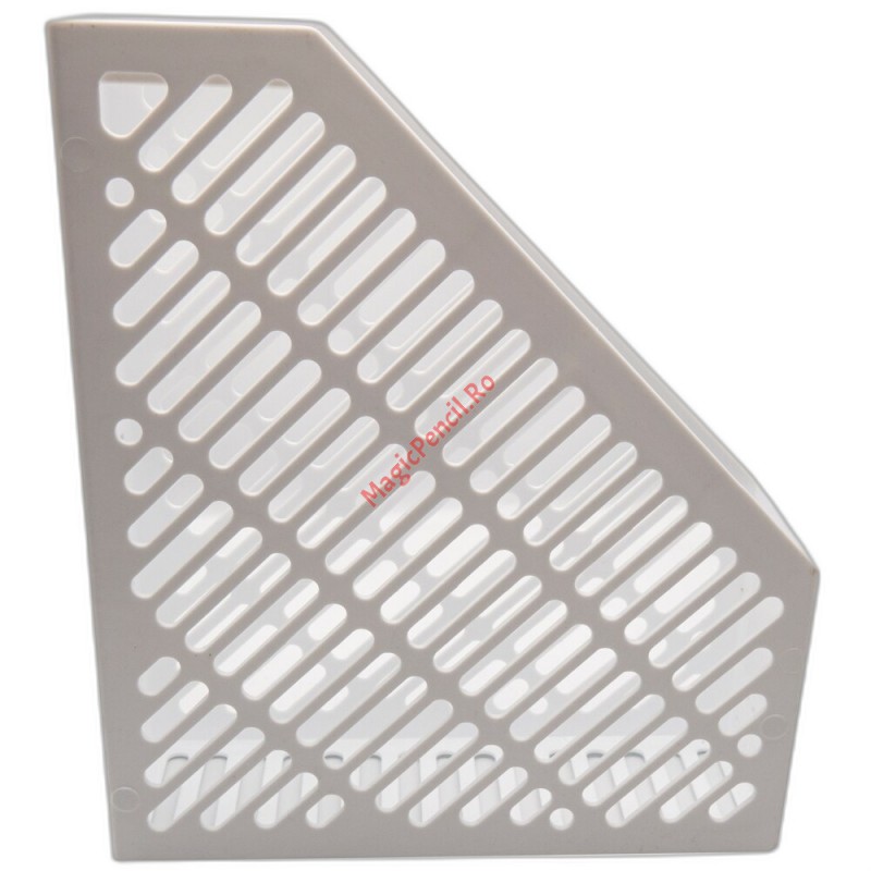Suport pentru documente vertical, 24,5 x 28,5 x 8,4 cm, Alb