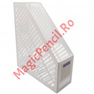 Suport pentru documente vertical, 24,5 x 28,5 x 8,4 cm, Alb