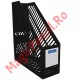 Suport pentru documente vertical, 24,5 x 28,5 x 8,4 cm, Negru