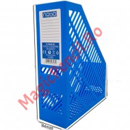 Suport pentru documente vertical, 24,5 x 28,5 x 8,4 cm, Albastru