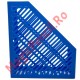 Suport pentru documente vertical, 24,5 x 28,5 x 8,4 cm, Albastru