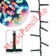 Instalatie Brad, Craciun, 500 LED-uri, 50M, Multicolor, 8 jocuri lumini, fir negru Instalatie Brad, Craciun, 500 LED-uri, 50M, Multicolor, 8 jocuri lumini, fir negru