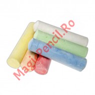 Creta Colorata pentru desen pe tabla sau asfalt, 6 culori