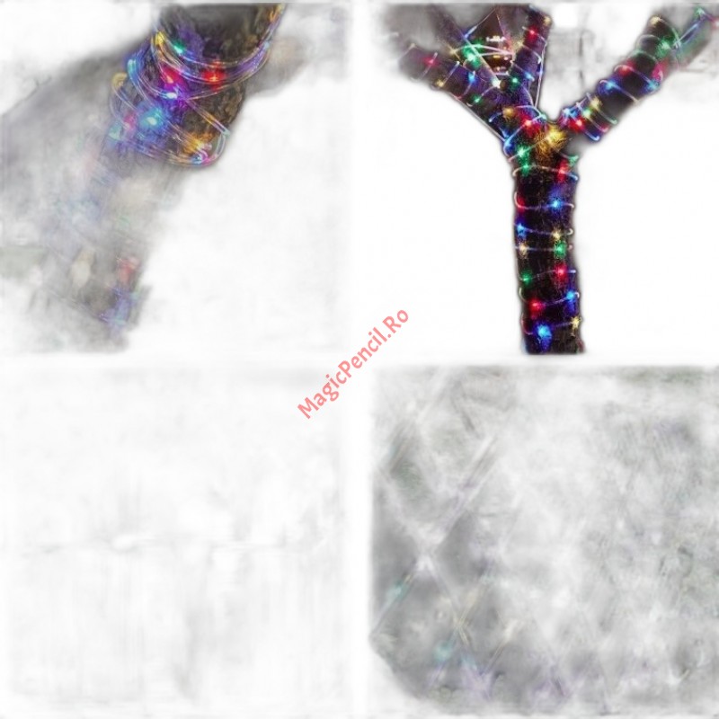 Furtun Luminos LED, multicolor, 100M