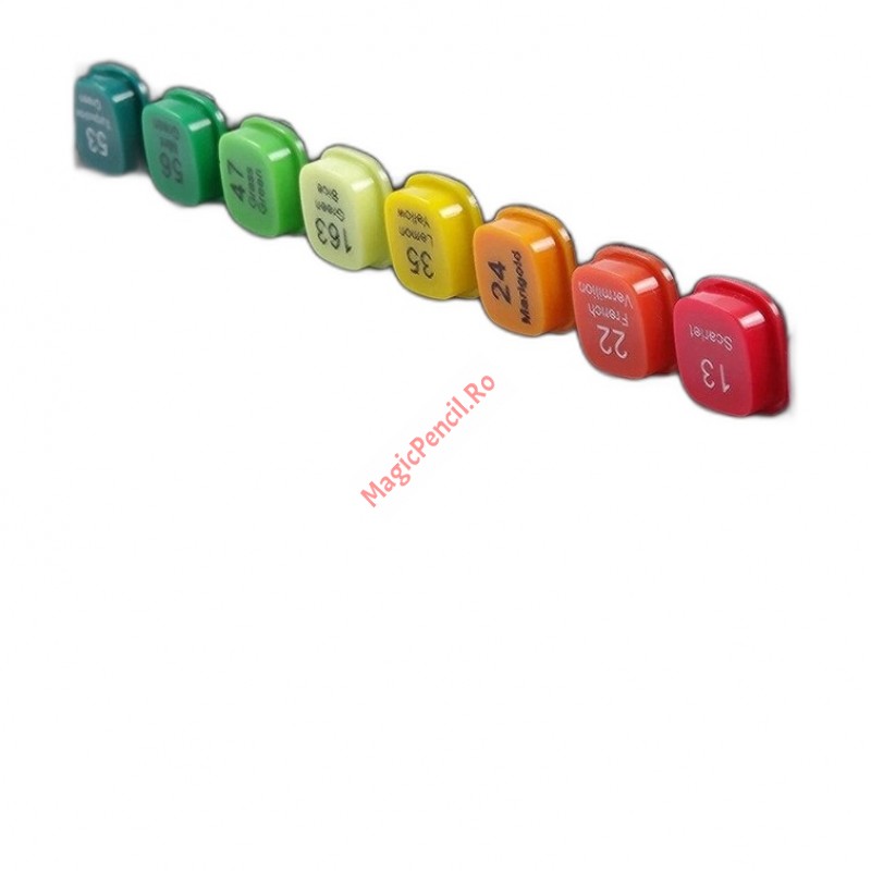 Set 60 markere pentru schite, Alcool, 3-6 mm / 1-2 mm
