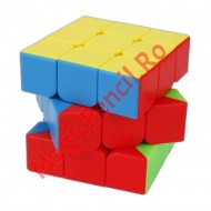 Cub Rubik, 3 x 3 x 3, multicolor, margini albe