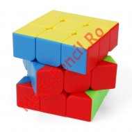 Cub Rubik, 3 x 3 x 3, multicolor, margini albe