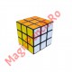 Cub Rubik, 3 x 3 x 3, multicolor, margini negre