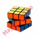 Cub Rubik, 3 x 3 x 3, multicolor, margini negre
