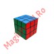 Cub Rubik, 3 x 3 x 3, multicolor, margini negre