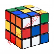 Cub Rubik, 3 x 3 x 3, multicolor, margini negre