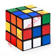 Cub Rubik, 3 x 3 x 3, multicolor, margini negre