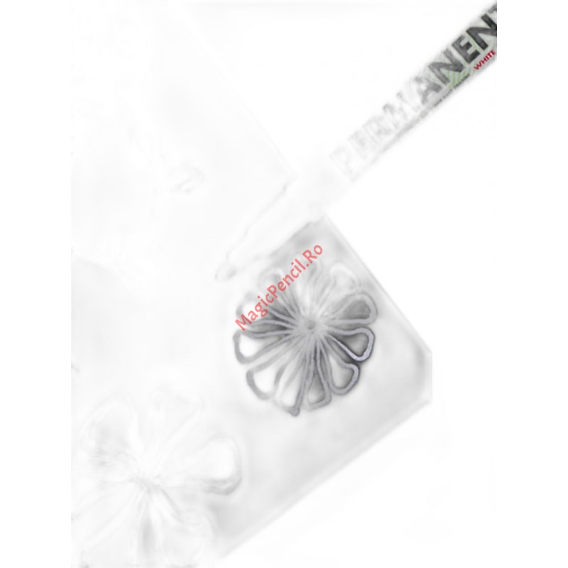 Marker permanent, alb