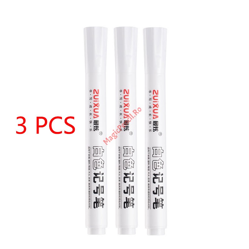 Marker permanent, alb