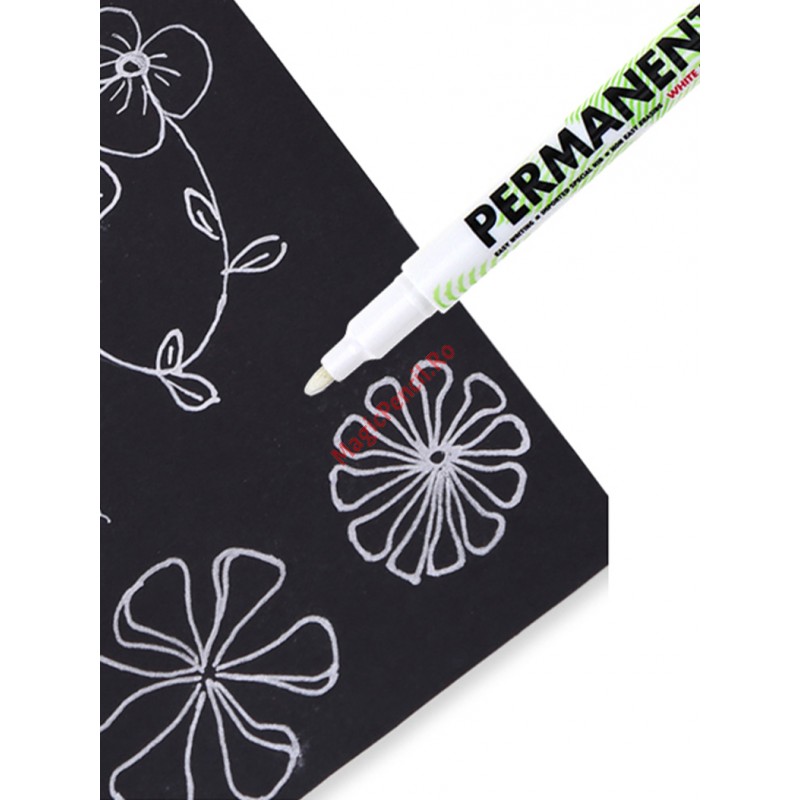 Marker permanent, alb