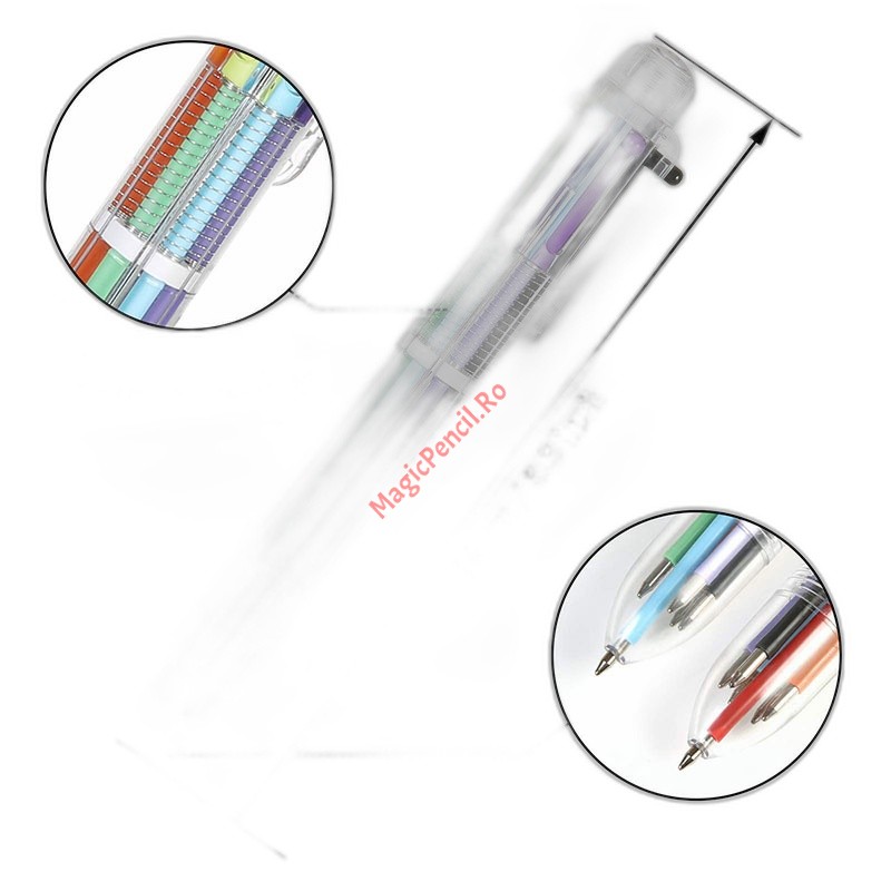 Pix cu 6 culori, Transparent