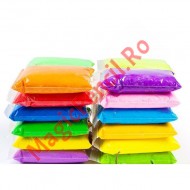 Set Plastilina Inteligenta, 12 Pungi, cu Accesorii de Modelare, Multicolor