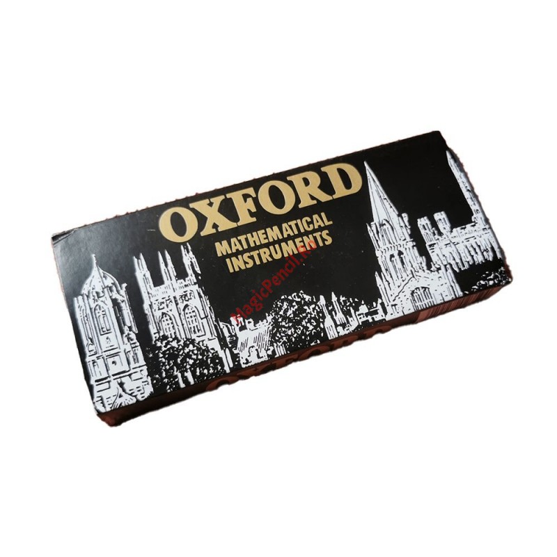 Trusa geometrie 8 piese, cutie metal, Oxford