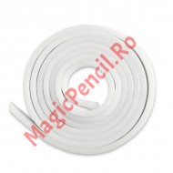Furtun LED, neon, 5M, alb rece, sursa alimentare