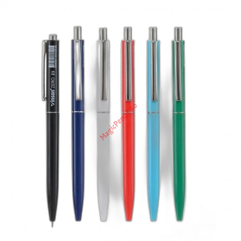 Pix Vinson Zero, plastic, gel, 0.7mm, albastru