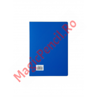 Caiet A4, 60 file, PP, dictando, albastru