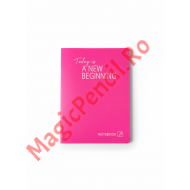 Caiet A4, 80 file, PP, dictando, roz