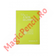 Caiet A4, 60 file, PP, dictando, galben