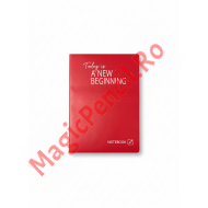 Caiet A4, 80 file, PP, matematica, rosu