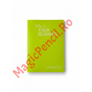 Caiet A4, 80 file, PP, matematica, galben